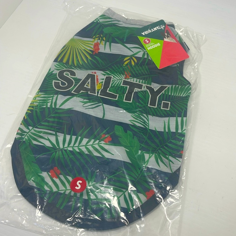 Vibrant Dogs SALTY Hoodie NEW